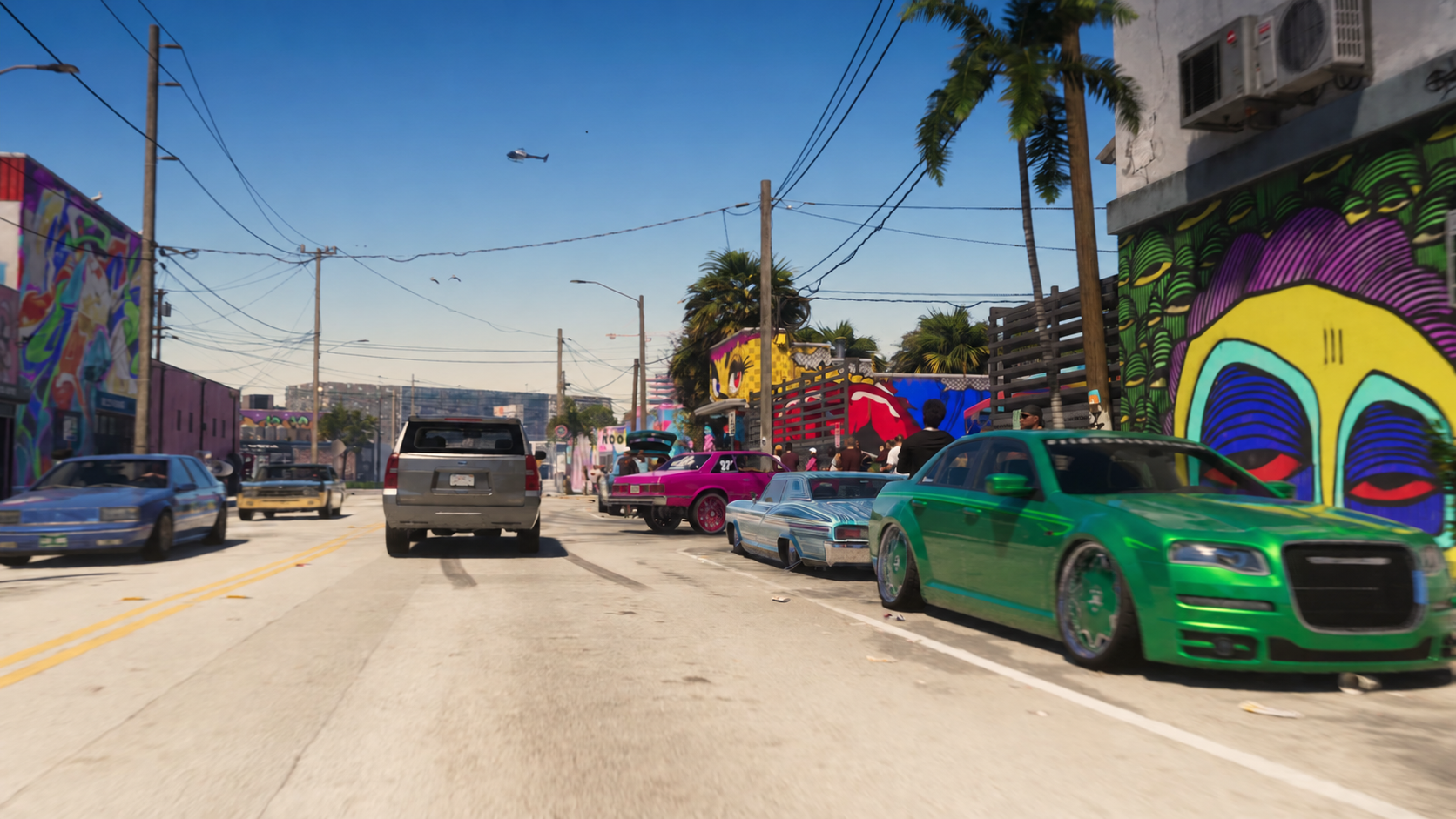 KI-bearbeitete GTA-VI-Szene zum Eintrag Vapid Chino