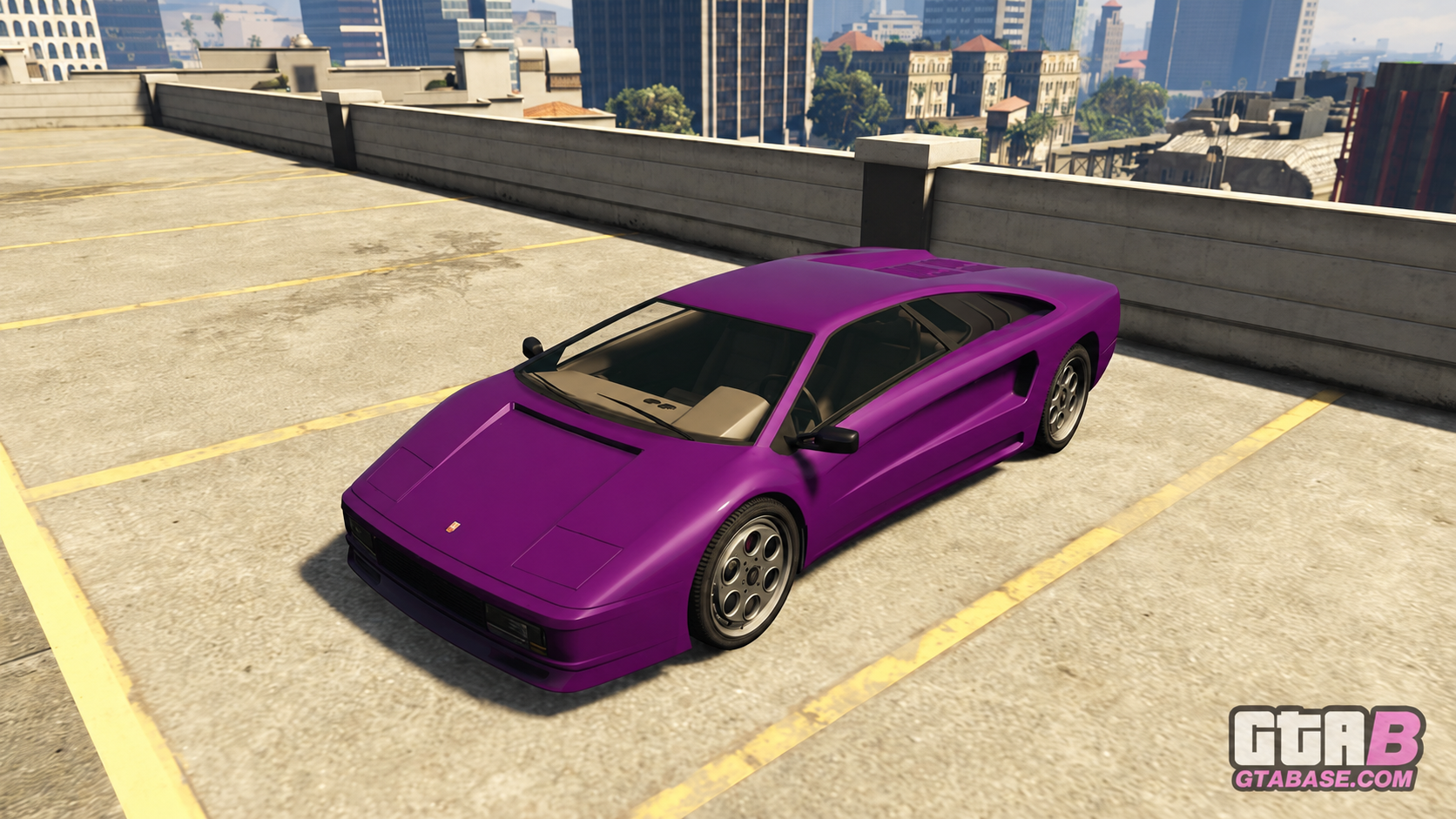 KI-bearbeiteter GTA-V-/GTA-Online-Modellvergleich: Pegassi Infernus Classic; kein GTA-VI-Screenshot