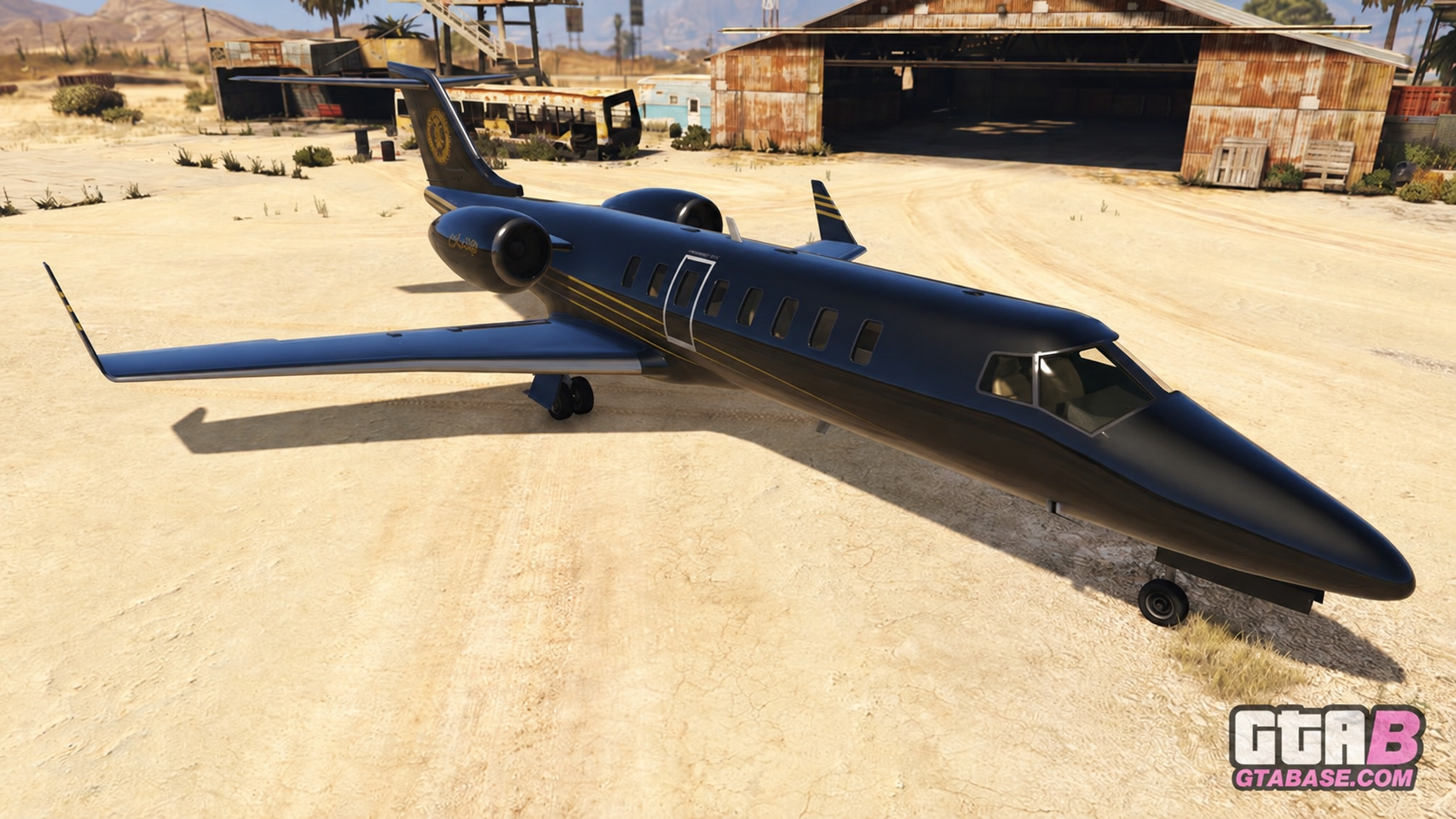 KI-bearbeiteter GTA-V-/GTA-Online-Modellvergleich: Buckingham Luxor; kein GTA-VI-Screenshot