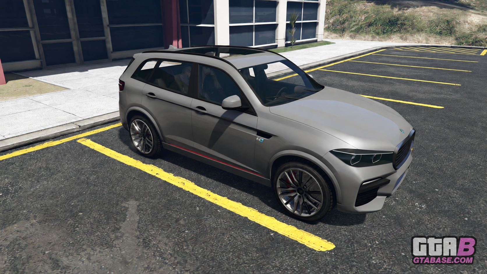 KI-bearbeiteter GTA-V-/GTA-Online-Modellvergleich: Übermacht Rebla GTS; kein GTA-VI-Screenshot