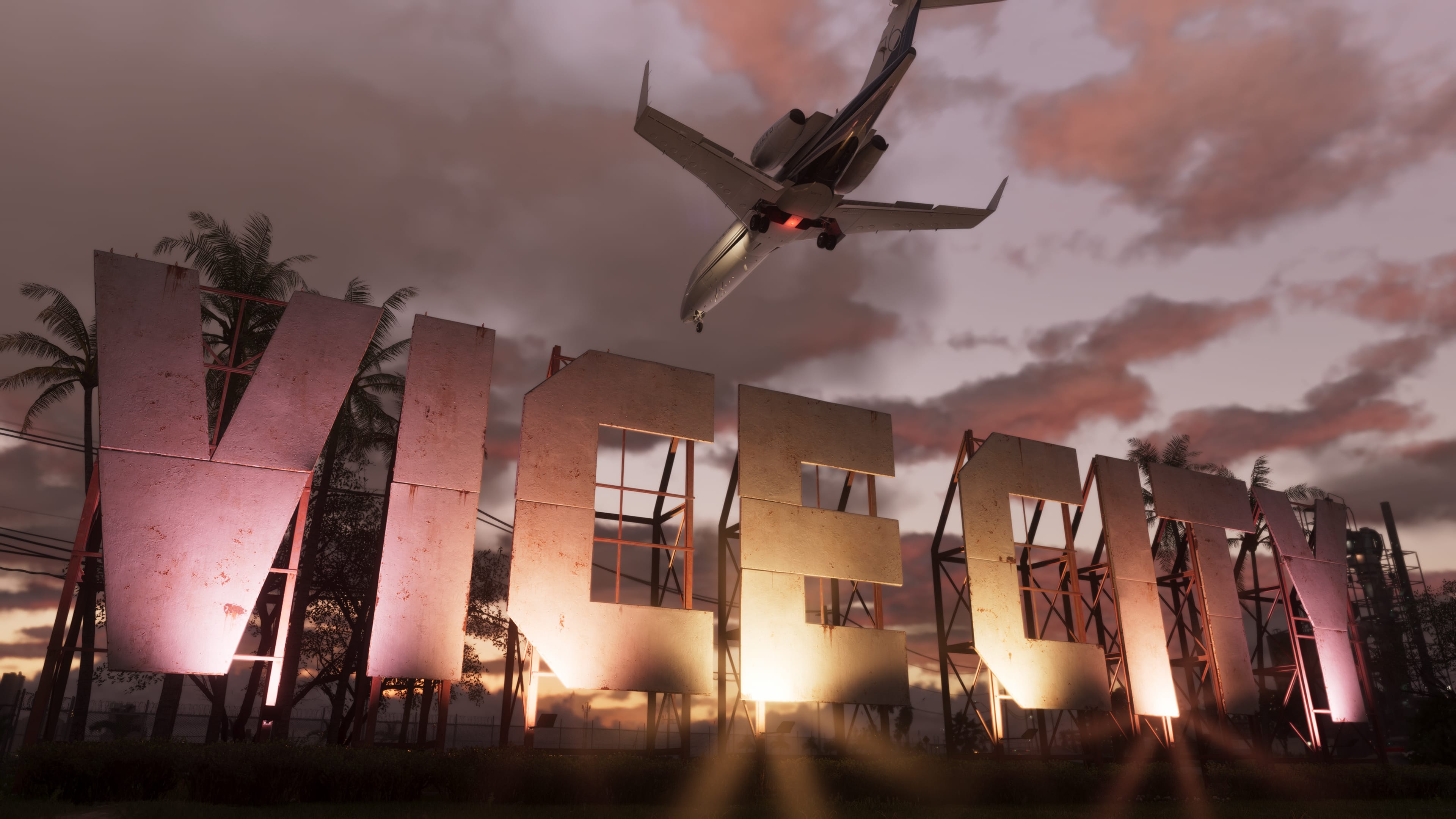 Offizieller GTA-VI-Screenshot: Vice City; Symbolansicht der Region